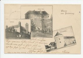 Heilsberg Kr. Heilsberg, Stadt, Kreis Heilsberg Heilsberg Kr. Heilsberg, Hohes Thor, Schloss, Amtsgericht, II Хайльсберг, округ Хайльсберг, Высокие ворота, замок, районный суд, II