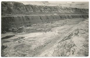 Palmnicken, Kreis Samland Palmnicken, Bernsteinkette, Tagebau, Hochwasser Пальмникен, янтарный завод, карьер, паводок