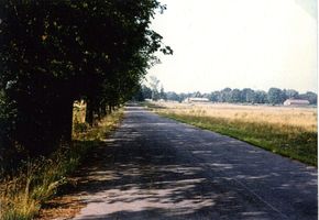 Götzlack, Kreis Bartenstein Götzlack (Крутой Яр), Zufahrt aus Richtung Friedland/Heyde 