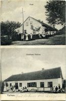 Talken Kr. Lötzen, Kreis Lötzen Talken Kr. Lötzen, Post, Gasthaus Dullias Талькен, р-н Лётцен, почта, трактир Дуллиаса