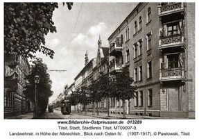 Tilsit, Stadt, Stadtkreis Tilsit Landwehrstraße