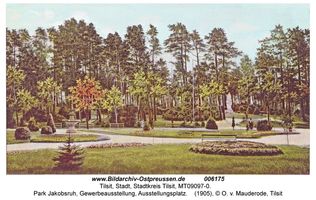 Tilsit, Stadt, Stadtkreis Tilsit   Tilsit, Park Jakobsruh, Gewerbeausstellung 1905