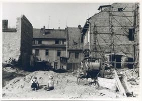 Rößel, Stadt, Kreis Rößel Rößel, Innenstadt - Baustelle 