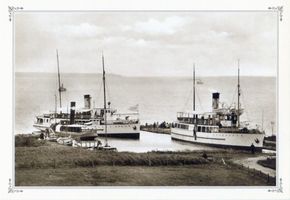 Neuhäuser, Kreis Samland Neuhäuser, Ausflugsdampfer Нойхойзер, экскурсионный пароход