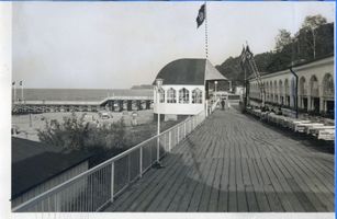 Rauschen Kr. Samland, Kreis Samland Rauschen Kr. Samland, Strandpromenade an der Seehalle II Rauschen, Strand