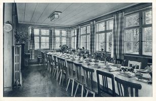 Neuhäuser, Kreis Samland Neuhäuser,  Haus Morgensonne  Erholungsheim - Innenansicht 