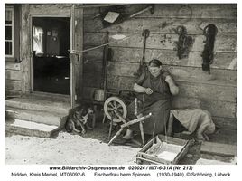Nidden, Kreis Memel  Kurische Nehrung, Fischerei