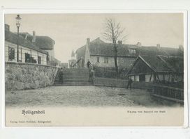 Heiligenbeil, Kreis Heiligenbeil Heiligenbeil, Eingang vom Bahnhof zur Stadt 