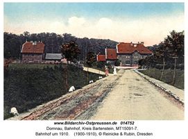 Domnau Bahnhof, Kreis Bartenstein  
