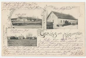 Brödau, Kreis Johannisburg Bogumillen, Gasthaus und Gehöft 