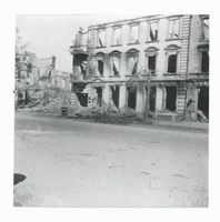 Tilsit, Stadt, Stadtkreis Tilsit Deutsche Straße Tilsit, Deutsche Straße, nach der Zerstörung ? I Ostpreußen, Zweiter Weltkrieg und das Ende