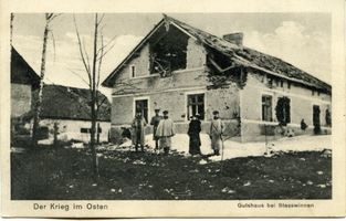 Eisermühl, Kreis Lötzen Staßwinnen, Gutshaus (Zerstörungen) Штассвинен, усадебный дом (разрушения)