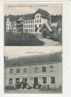 Hohenstein Kr. Osterode, Stadt, Kreis Osterode Hohenstein i. Ostpr., Lungenheilanstalt, Geschäftshaus F. Konwinski Хоэнштайн в Вост. Пруссии, лёгочный санаторий, торговый дом Ф. Коновинского
