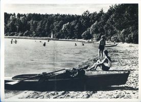 Liebchensruh, Kreis Treuburg Liebchensruh, Blick auf den See 