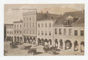 Christburg Kr. Stuhm, Ort, Kreis Stuhm Christburg Kr. Stuhm, Markt, Laubenseite I 