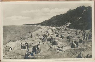 Rauschen Kr. Samland, Kreis Samland Rauschen Kr. Samland, Badeleben am Strand Rauschen, Strand