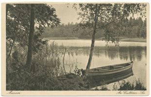  Kruttinner See, Kr. Sensburg, Uferpartie IV Masurische Seen