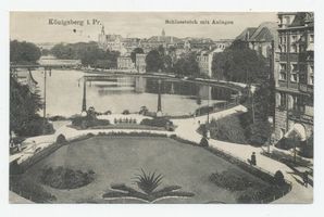 Königsberg (Pr.), Stadtkreis Königsberg Königsberg, Schloßteich mit Anlagen Königsberg, Schloßteich