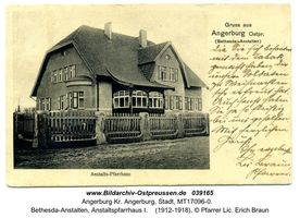 Angerburg Kr. Angerburg, Stadt, Kreis Angerburg Bethesda-Anstalten