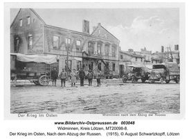 Widminnen, Kreis Lötzen Marktplatz, Widminnen