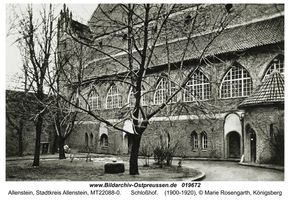 Allenstein, Stadtkreis Allenstein  Allenstein, Schloß