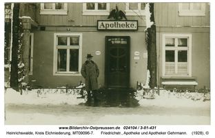 Heinrichswalde Kr. Elchniederung, Kreis Elchniederung Friedrichstraße, Heinrichswalde