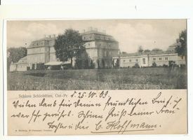 Schlobitten, Ort mit Schloß und Oberförsterei, Kreis Preußisch Holland Schlobitten, Das Fürstlich Dohnasche Schloss III 
