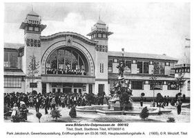Tilsit, Stadt, Stadtkreis Tilsit   Tilsit, Park Jakobsruh, Gewerbeausstellung 1905