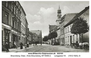 Braunsberg Kr. Braunsberg, Kreis Braunsberg Langgasse  