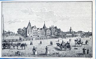 Königsberg (Pr.), Stadtkreis Königsberg Lindenstraße Königsberg (Pr.), Lindenstraße, Lithographie 