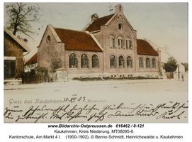 Kuckerneese, Ort, Kreis Elchniederung Am Markt