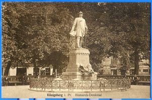 Königsberg (Pr.), Stadtkreis Königsberg Bismarckplatz Königsberg (Pr.), Bismarckdenkmal VI Königsberg, Stadtteil Altstadt (Umgebung des Schlosses)