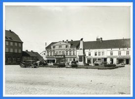 Angerapp, Stadt, Kreis Angerapp Angerapp, Markt mit Kriegerdenkmal II 