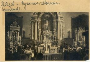 Rößel, Stadt, Kreis Rößel Rößel, Gymnasialkirche, Innenansicht 