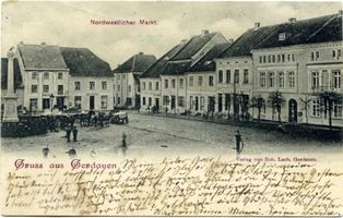 Gerdauen, Stadt und Bahnstation, Kreis Gerdauen 