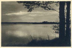 Lyck, Stadt, Kreis Lyck Lyck, Lycksee, Abendstimmung Masurische Seen