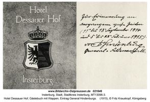 Insterburg, Stadt, Stadtkreis Insterburg Wilhelmstraße 15