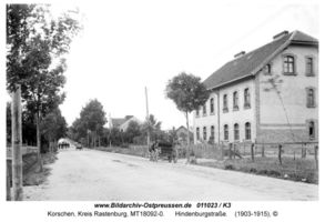 Korschen, Kreis Rastenburg Hindenburgstraße