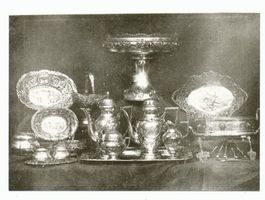 Tilsit, Stadt, Stadtkreis Tilsit Tilsit, Silbernes Tafelgeschirr Тильзит, серебряный столовый сервиз