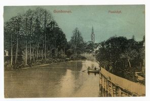 Gumbinnen, Stadt, Kreis Gumbinnen Gumbinnen, Flußidyll 