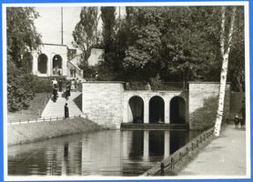 Königsberg (Pr.), Stadtkreis Königsberg Königsberg (Pr.), Kaskaden am Schloßteich VII Königsberg, Schloßteich