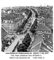 Tilsit, Stadt, Stadtkreis Tilsit Deutsche Straße