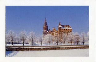 Königsberg (Pr.), Stadtkreis Königsberg Königsberg (Pr.), Dom auf der Dominsel im Winter Königsberg, Pregel