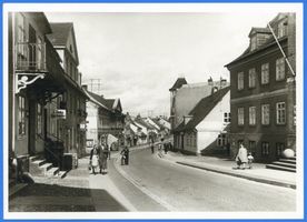 Tapiau, Kreis Wehlau Tapiau, Altstraße mit Rathaus III Тапиау, старая улица с ратушей, III