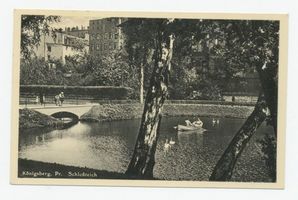 Königsberg (Pr.), Stadtkreis Königsberg Königsberg, Partie auf dem Schloßteich Königsberg, Schloßteich