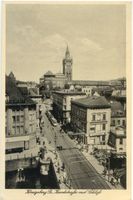 Königsberg (Pr.), Stadtkreis Königsberg Königsberg (Pr.), Kantstraße mit Schloß IV Кёнигсберг (Пр.), Кантштрассе с Замком, IV
