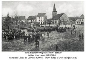 Labiau, Kreis Labiau Marktplatz