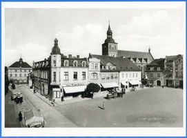Bischofsburg, Stadt, Kreis Rößel Markt Bischofsburg, Marktplatz Бишофсбург, рыночная площадь