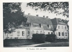Neucken, Kreis Preußisch Eylau Neucken, Gutshaus Нойкен, усадебный дом