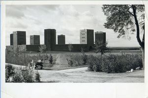 Hohenstein Kr. Osterode, Stadt, Kreis Osterode Hohenstein i. Ostpr., Reichsehrenmal Tannenberg Gesamtansicht XI Хоэнштайн в Восточной Пруссии, имперский мемориал павшим Танненберг, общий вид, XI